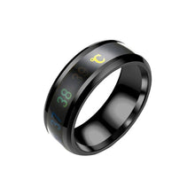 Load image into Gallery viewer, Intelligent Thermometer Temperature Measuring Ring Stainless Steel
